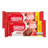 Kit 2 Chocolate Nestlé Classic Duo Cookie 150g