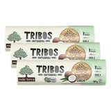 Kit 3 Biscoito Integral E Orgânico Tribos Mãe Terra Coco 130g