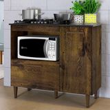 Balcão 2 Portas Para Cooktop 4 Bocas Zurique Kaiki Móveis Ype