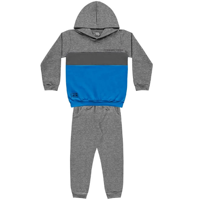 Conjunto moletom Infantil menino Connection