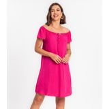 Vestido Adulto Curto Style Box Vermelho 40