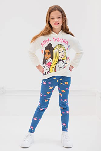 Barbie Little Girls Pullover Crossover Fleece Hoodie E L