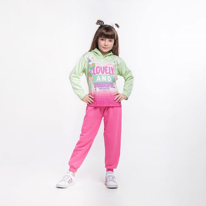 Conjunto Infantil Menina Moletom Pop It