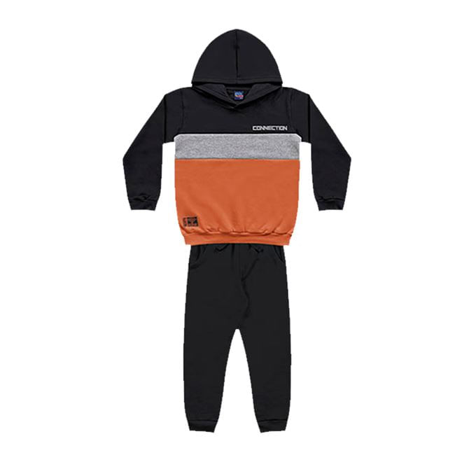 Conjunto moletom Infantil menino Connection