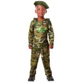 Camiseta Infantil Militar Soldado Camuflada 2-4 Anos - Resistente E Forte