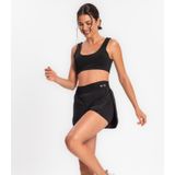 Shorts Duplo Cintura Alta Feminino Ftk Preto G