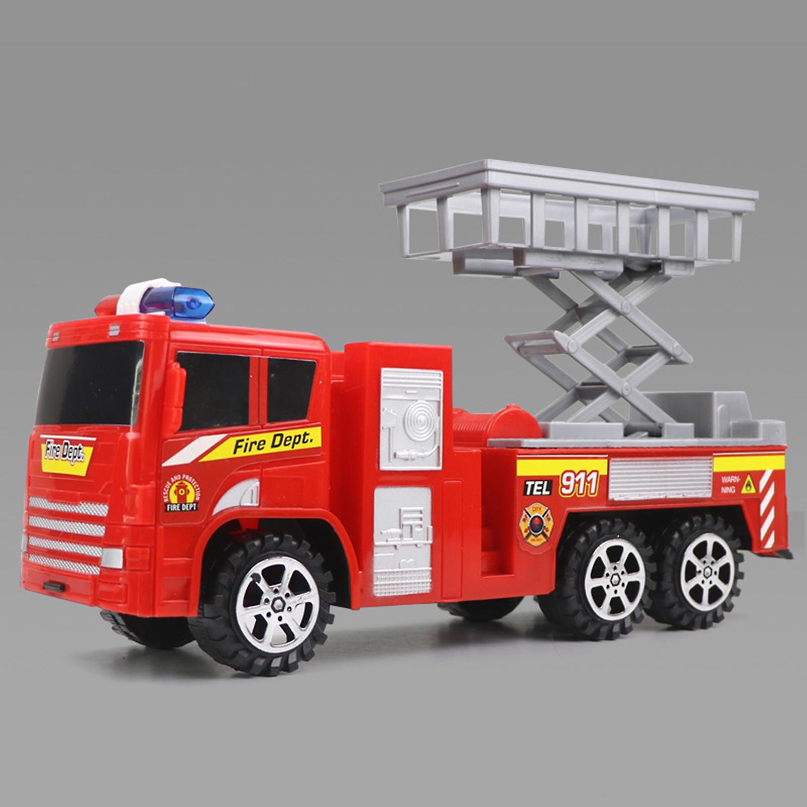 Brinquedos Infantis Inertia Fire Truck Para Meninos De 3 A 6