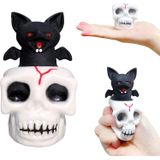 Bolas De Estresse Assustadoras De Halloween (1-pack) Skull Squeeze