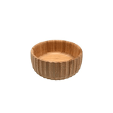 Bowl De Bambu Canelado 15 Cm Tigela Oikos