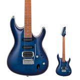 Guitarra Super Strato Tampo Maple Ibanez Sa360nqm Spb Blue