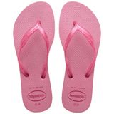 Chinelo Feminino De Dedo Casual Havaianas Fantasia Gloss 4145643 - Rosa Cristal - 39