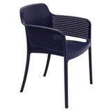 Cadeira Tramontina Gabriela Em Polipropileno E Fibra De Vidro Azul Navy 92151030