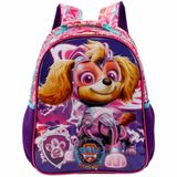 Mochila De Costas Infantil 14 Patrulha Canina Filme Superpoderoso Skye R2 Xeryus