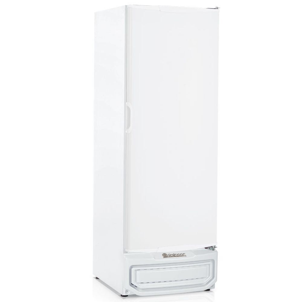 Refrigerador De Bebidas Vertical Com Porta Cega Grc57 Gelopar Expositor 570 Litros Branco 110v