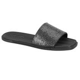 Rasteira Moleca Slide Strass Feminino - Preto - 39