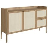 Aparador Balcao Buffet 139 Cm Pes Madeira 27969 Oslo Hanover Artesano