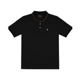 Camisa Polo Masculina Em Cotton Dimatro Preto Gg