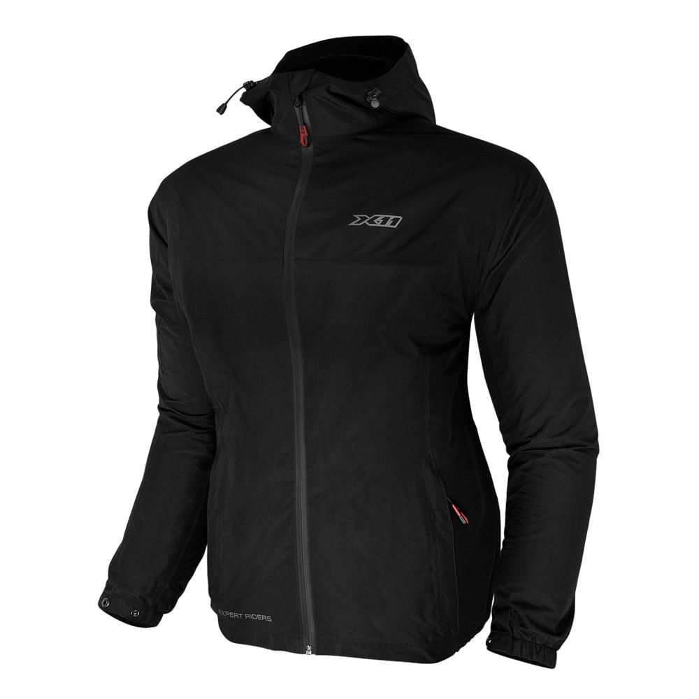 Jaqueta Feminina Impermeável X11 Rain Casual Frio Chuva Moto - Preto - M