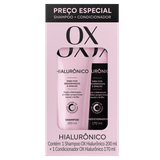 Kit Shampoo 200 Ml + Condicionador 170ml Ox Hialurônico