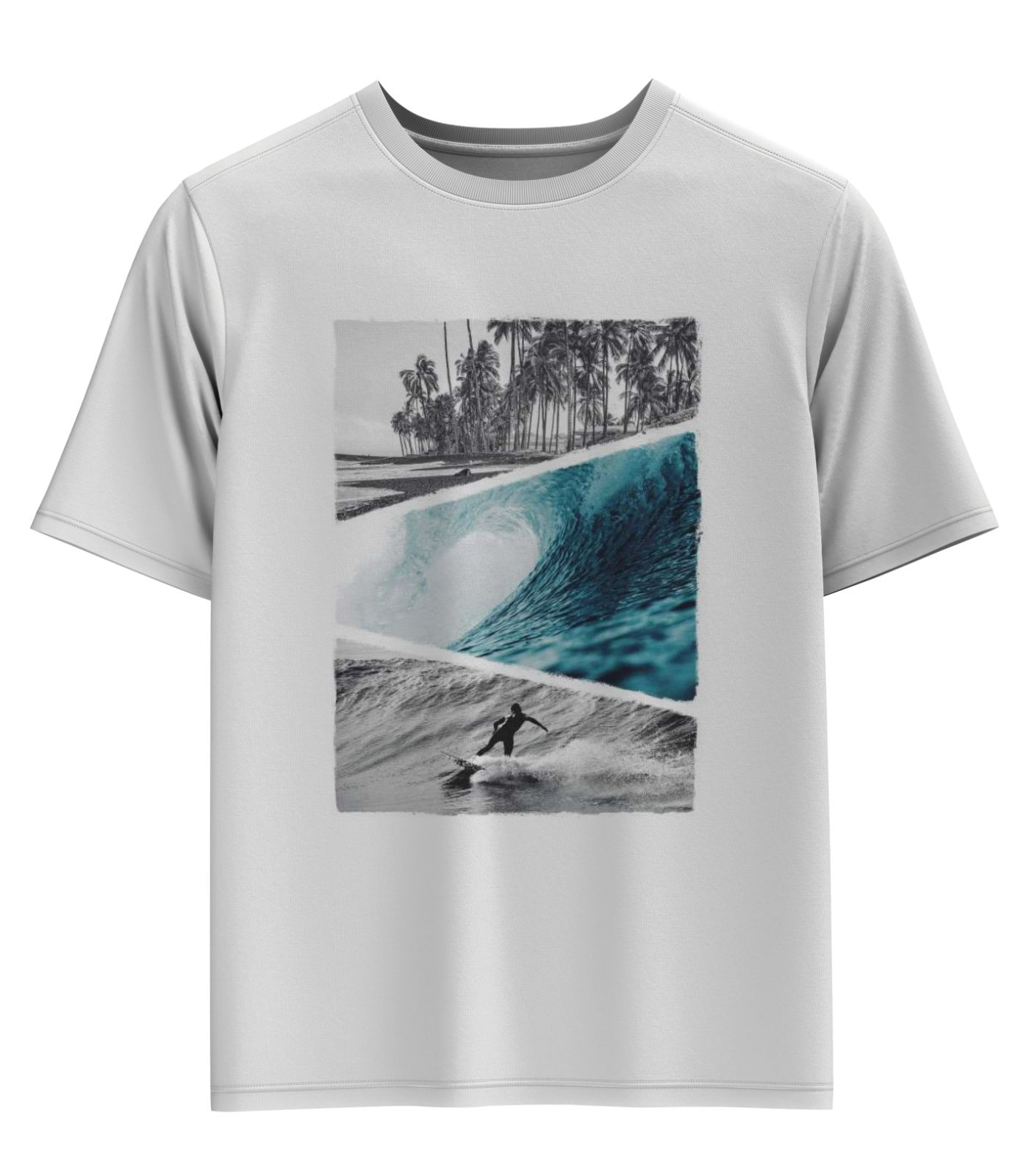 Camiseta Masculina Estampada Select Cinza M