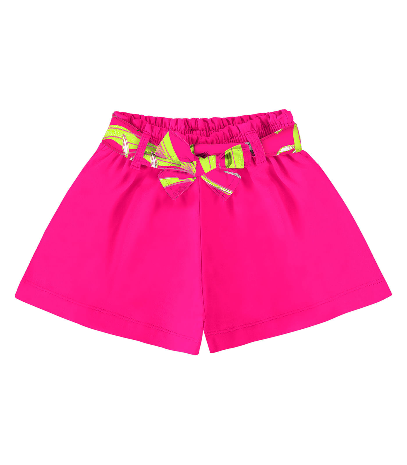Shorts Clochard Infantil Feminino Rovi Kids Rosa 4