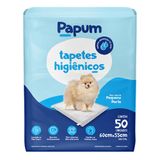 Tapete Higiênico Papum 60x55cm Para Cães De Pequeno Porte - 50 Unidades