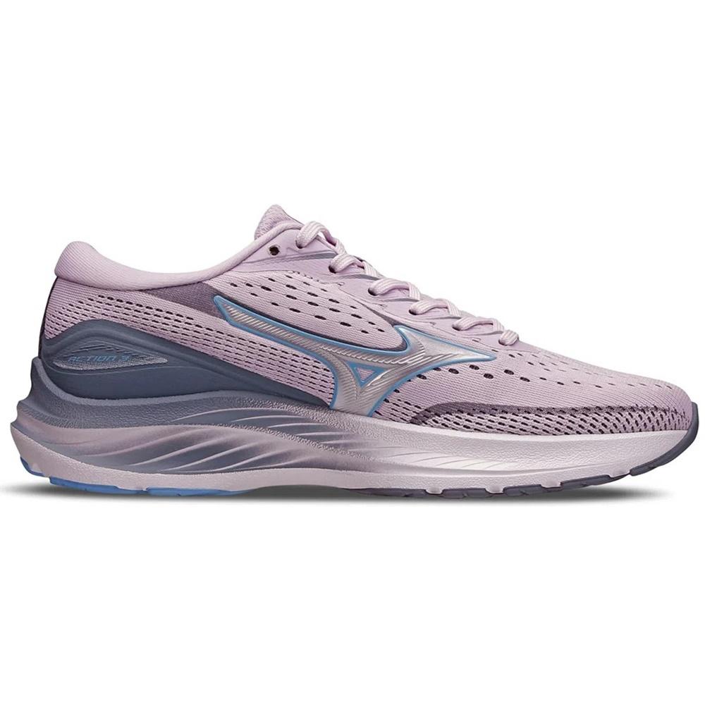 Tênis Mizuno Feminino Action 3 Running Esporte 101062062 Lilás 37