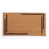 Tapete De Entrada Em Fibra De Coco 60cm X 33cm Linea Kapazi
