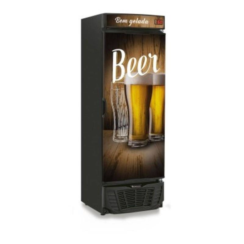 Geladeira/refrigerador 450 Litros 1 Portas Adesivado Beer - Gelopar - 220v - Grba450wd