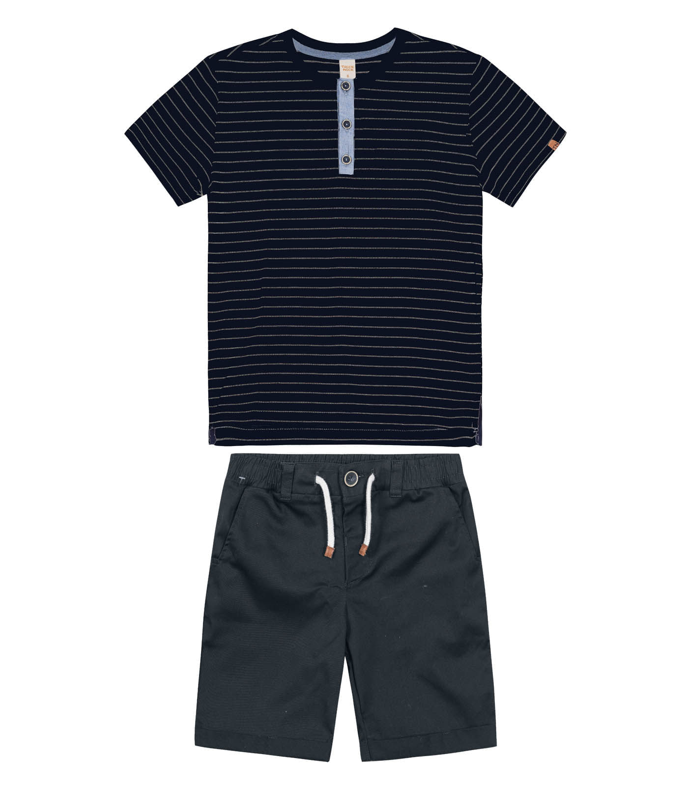 Conjunto Infantil Masculino Trick Nick Azul 10