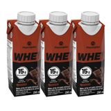 Kit 3 Piracanjuba Bebida Whey Zero Lactose Chocolate 250ml