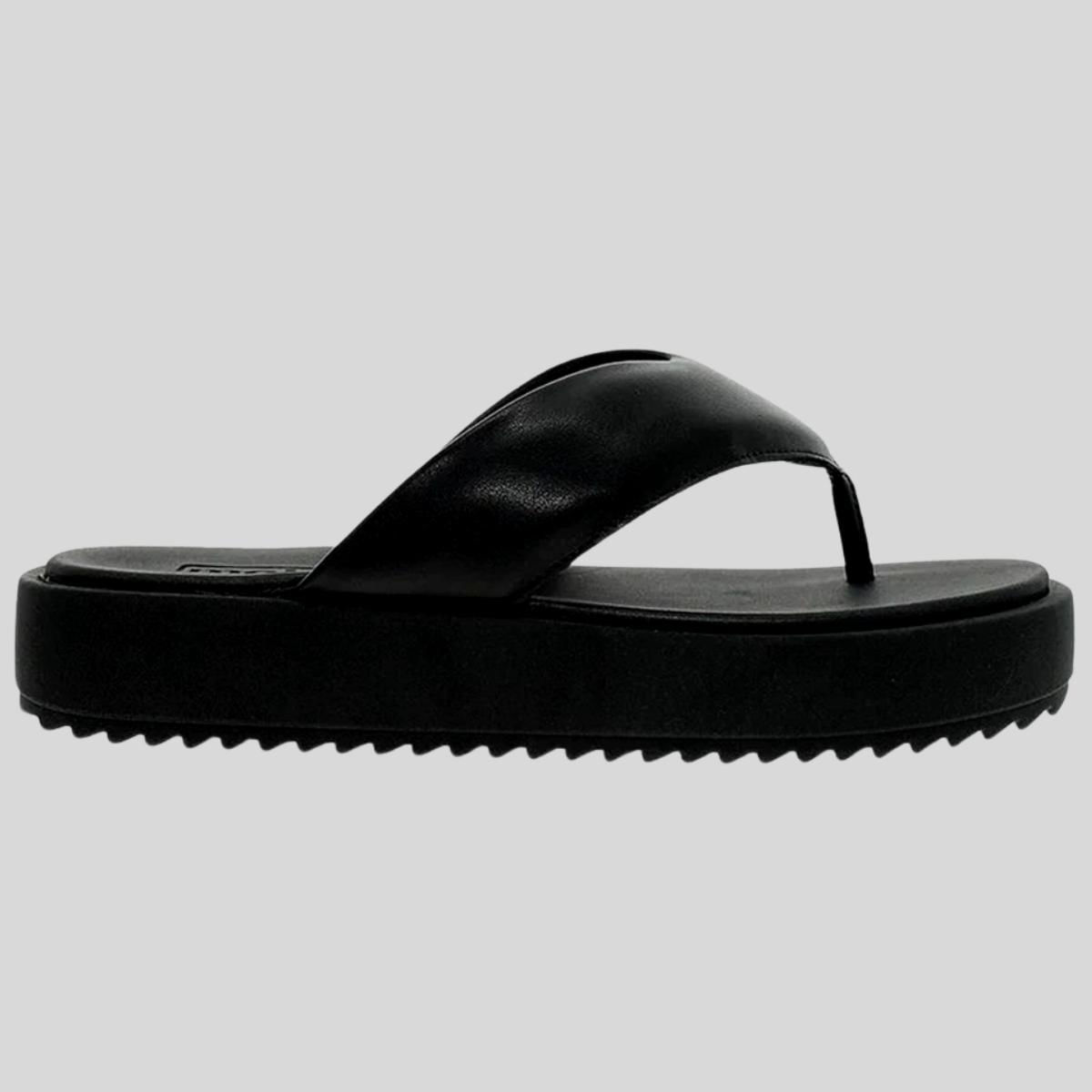 Chinelo Feminino Slide Plataforma Nuvem Moleca 5489.100.18462 - Preto - 39