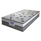 Colchão Solteiro Espuma D33 Fort 88x188x21cm Cinza/Branco Gazin - Suporta até 150kg por pessoa