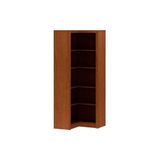 Módulo De Quarto Casal Closet Canto Oblíquo Me4132 C/ 4 Prateleiras Aberto S/ Portas Amêndoa - Tecno Mobili