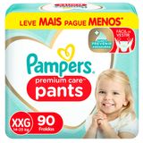 Fralda Descartável Pampers Premium Care Pants XXG 90 Unidades