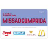 Gift Card Digital Missao Cumprida R$ 500