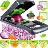 Picador De Vegetais De 16 Peças - Fatiador Multifuncional