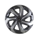 Calota Sportiva Modelo Spider Aro 13 Polegadas Graphite/chrome Parafuso