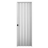 Porta Sanfonada Interna Plasbil Pvc, Cinza, 210 X 70 Cm