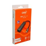 Adaptador Usb Tipo C Com 3 Saidas Usb 3.0 E Rj45 10/100/1000 Hb105 Oex