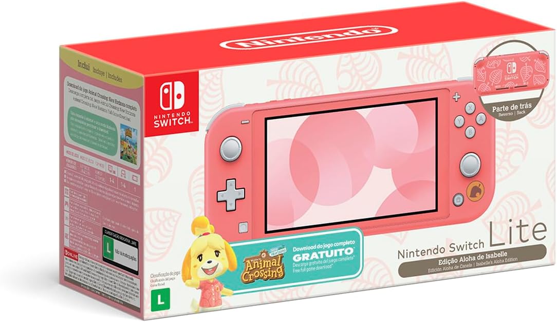 Nintendo Switch Lite Coral - Animal Crossing - Carrefour