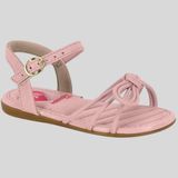 Sandália Infantil Meninas Tiras Molekinha 2112.675.23876 Rosa - Rosa - 22
