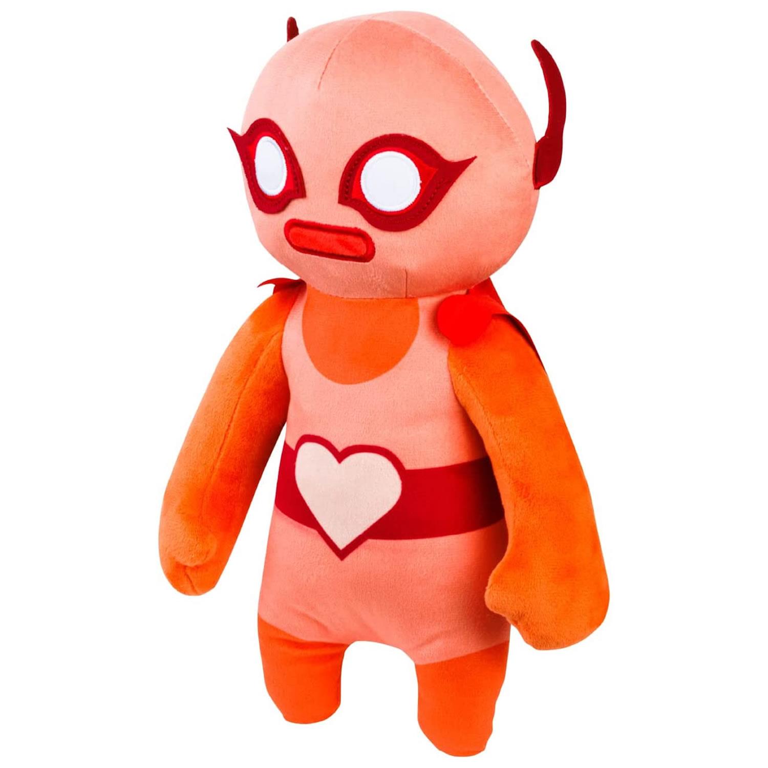 Gang Beasts Red Wrestler Plush 12 Video Game Personagem Doll