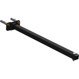Suporte Refletor Base Reta Braço 40 Cm Preto