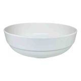 Tigela Alta Saladeira Bowl Melamina Branca Redonda 21cm 1,5l