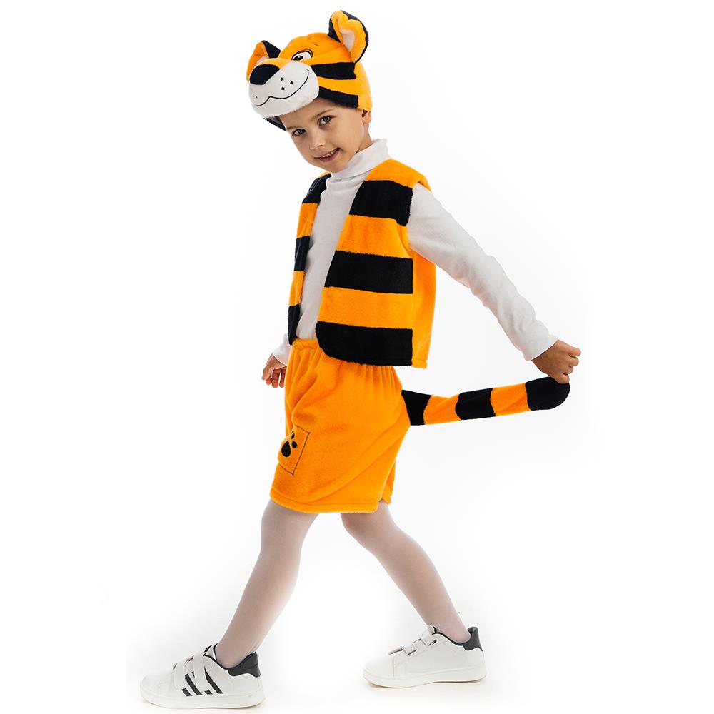 Bengala Tiger Animal Tamanho Xs 2/4 Pelúcia Cat Boys Costume Play