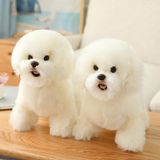 Nova Chegada Simulação Bonito Bichon Cão De Alta Qualidade Pelúcia Sw