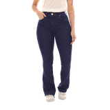 Calça Feminina Flare Jeans Escuro 3565hg