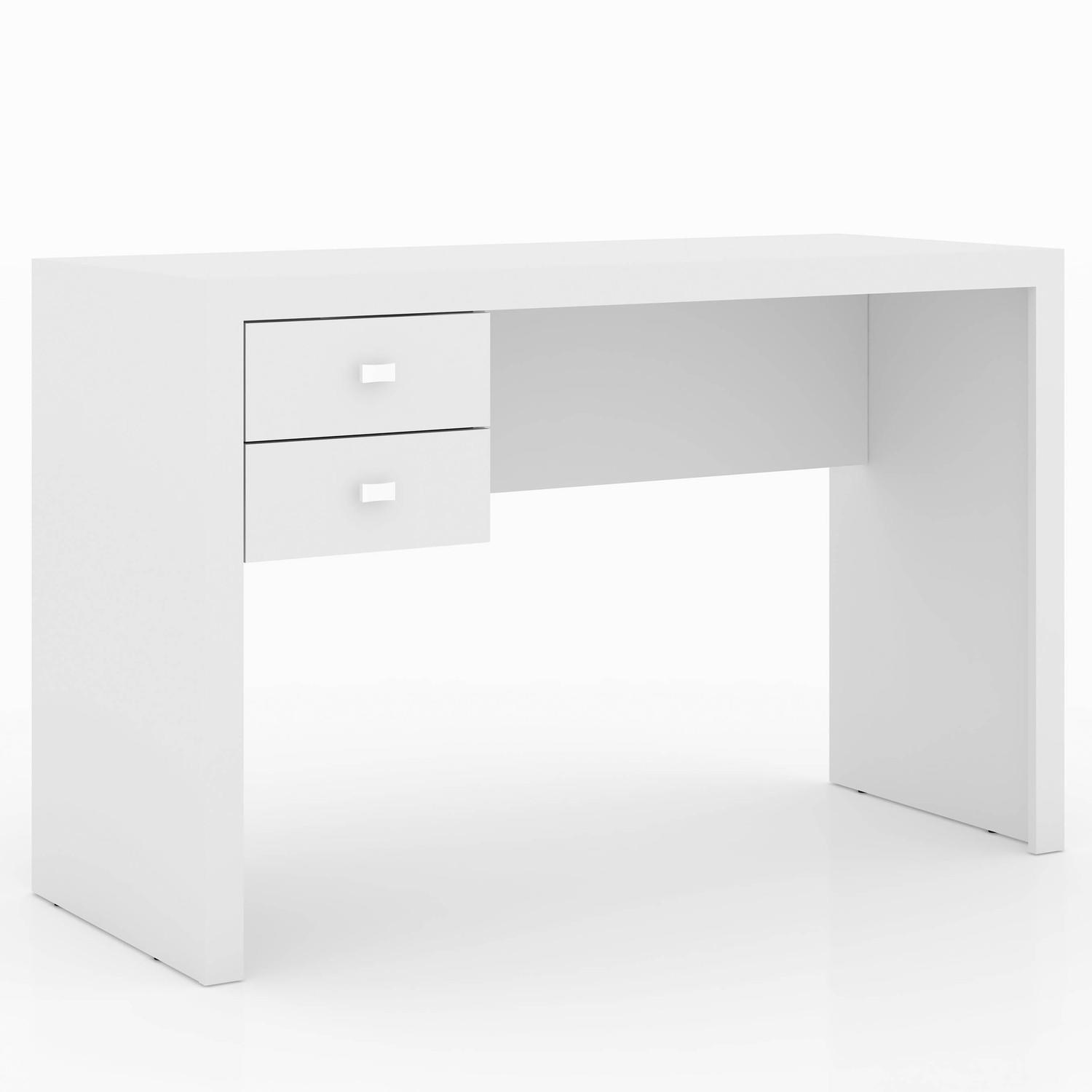 Mesa para Escritório 2 Gavetas ME4123 Tecno Mobili Branco