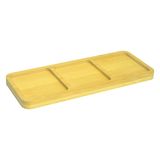 Petisqueira De Bambu Cozinha Resistente Durável 25cm X 10cm